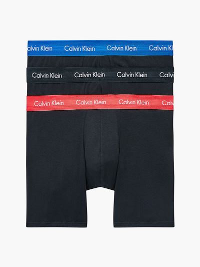 Calvin Klein Underwear HU021715 | Calvin Klein Cotton Stretch Férfi Boxer Kék / Fekete